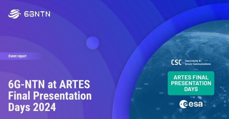 6G-NTN at ARTES Final Presentation Days 2024