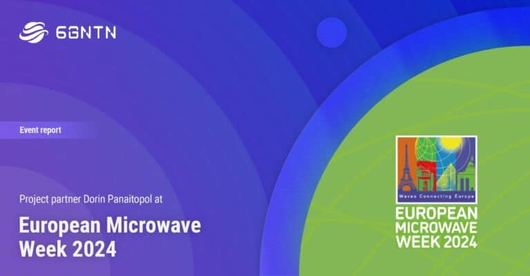 6G-NTN at EuMW 2024 with Project Partner Dorin Panaitopol from THALES SIX GTS France