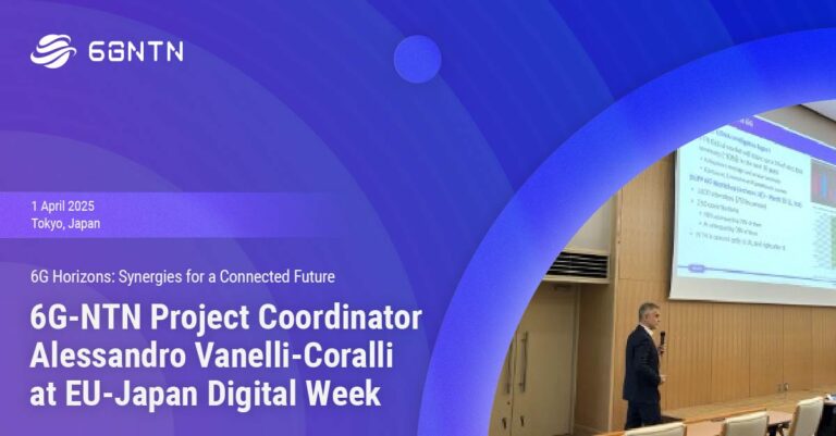 6G-NTN Project Coordinator Alessandro Vanelli-Coralli at EU-Japan Digital Week in Tokyo