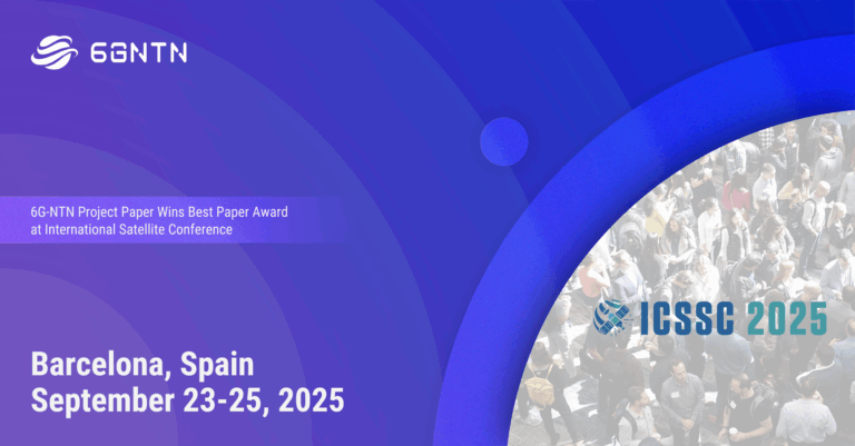 6G-NTN Project Paper Wins Best Paper Award at International Satellite Conference